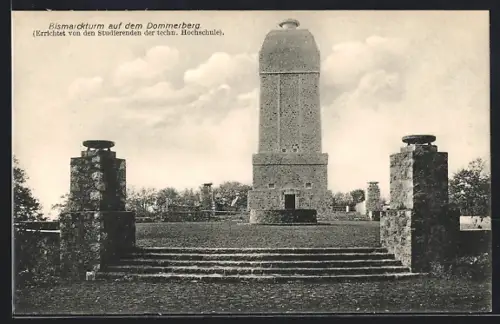 AK Dommerberg, Bismarckturm auf dem Dommerberg
