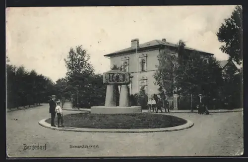 AK Hamburg-Bergedorf, Bismarckdenkmal