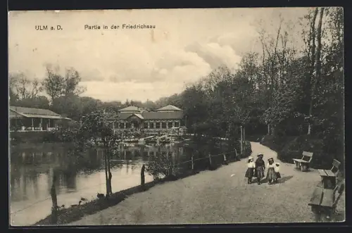 AK Ulm a. D., Partie in der Friedrichsau