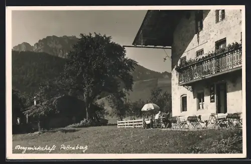 AK Bergen / Oberbayern, Gaststätte Bergwirtschaft Pattenberg