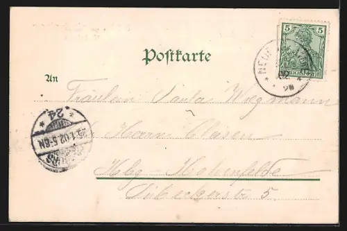 Künstler-AK Neuengamme, Gasthof Stadt Hamburg, Vierländer Trachten, Brautpaar