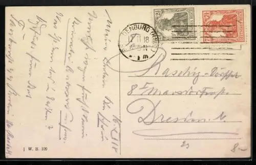 AK Berlin, Rathaus mit Strassenbahn