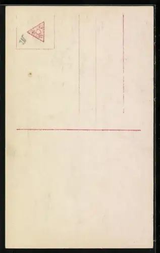 AK Paar mit ihrem Neugeborenen Kind, Eheglück