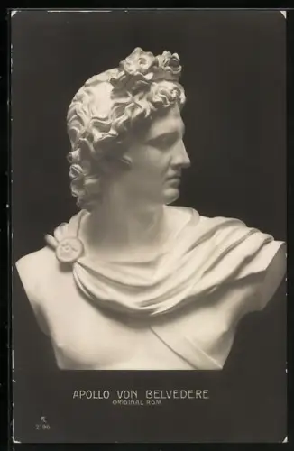 AK Büste Apollo von Belvedere