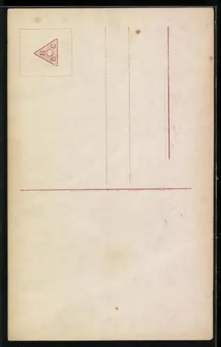 AK Figur von Aizelin, Dame auf einem Podest mit Laute, Mignon