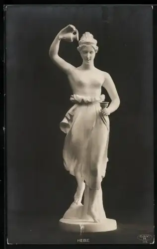 AK Hebe mit Amphore und Kelch
