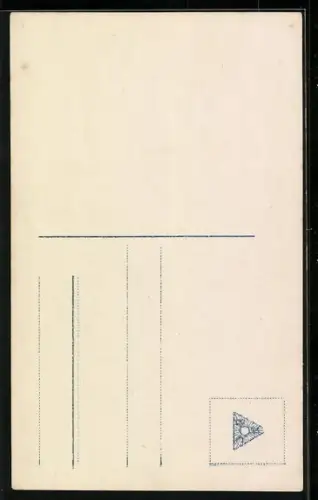 AK Waldnymphe mit zwei Rehen