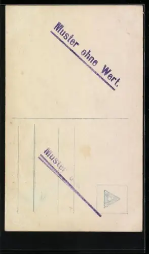 AK Circe an einer Säule lehnend