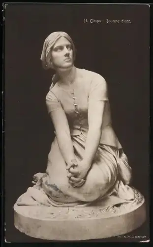 AK Jeanne d`arc sitzend