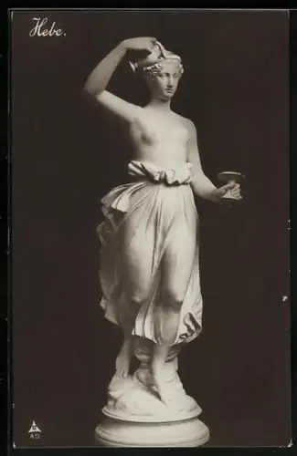 AK Hebe mit kleiner Amphore und Kelch
