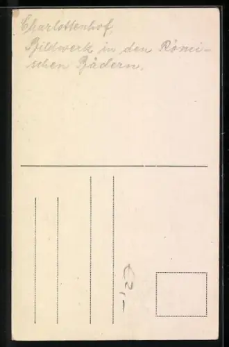 AK Hermann und Dorothea in altertümlichen Gewändern