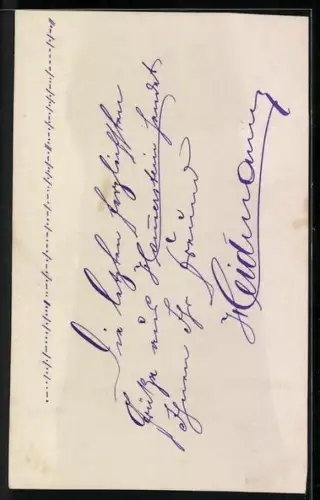 AK Mann küsst eine Frau auf die Wange