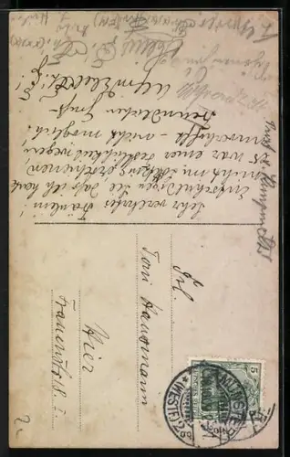 AK Reiter mit Waffen beim Angriff, Hunnerne