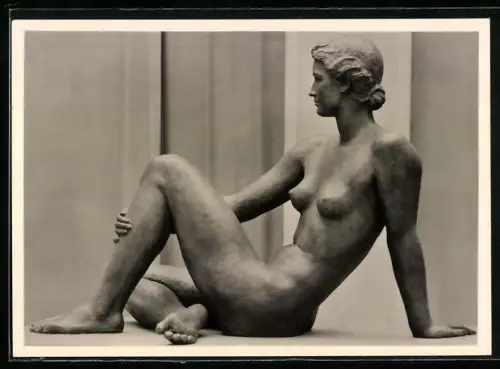 AK Sitzende Galatea im Profil