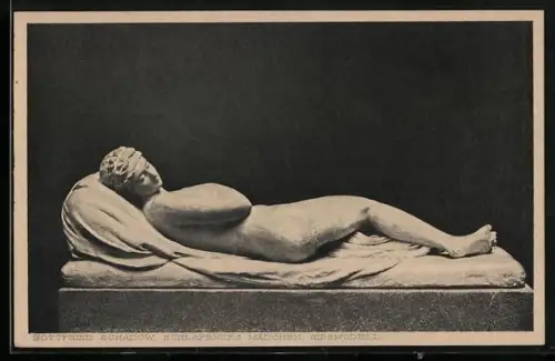 AK Schlafendes Mädchen von Gottfried Schadow