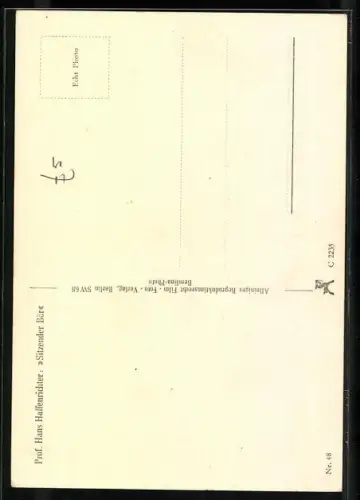 AK Prof. Hans Haffenrichter, Figur Sitzender Bär