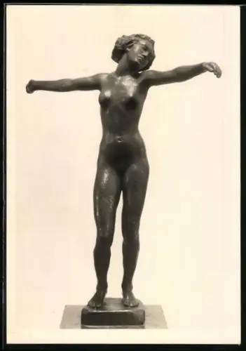 AK Berlin, Nationalgalerie, Skulptur Tänzerin von G. Kolbe, 1912