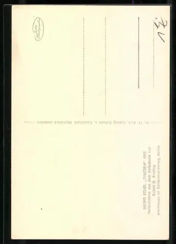 AK Tänzerin, v. Georg Kolbe