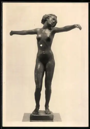 AK Berlin, Nationalgalerie, Skulptur Tänzerin von G. Kolbe, 1912