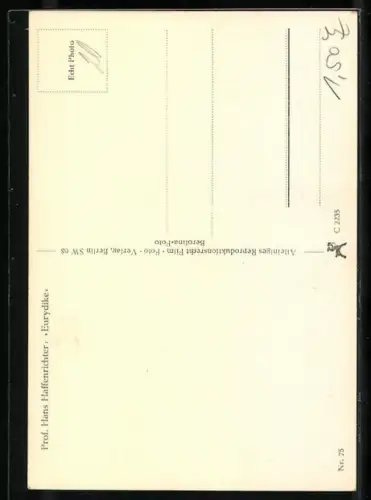 AK Prof. Hans Haffenrichter Eurydike, Plastik