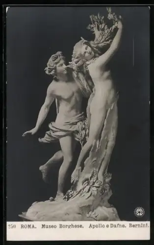 AK Roma, Museo Borghese, Apollo e Dafne, Bernini