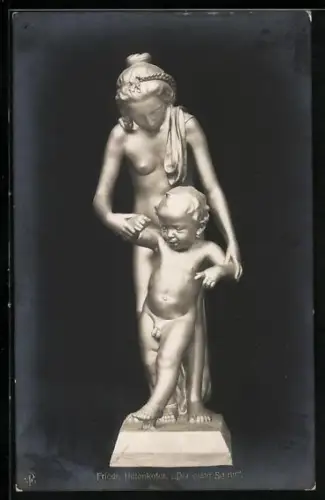 AK Der erste Schritt, v. Friedr. Hittenkofer