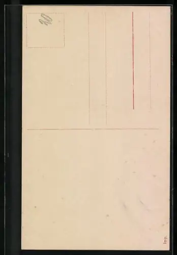 AK In den Armen des Todes, v. Elna Borch