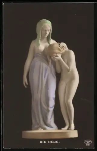 AK Die Reue, Doppelplastik