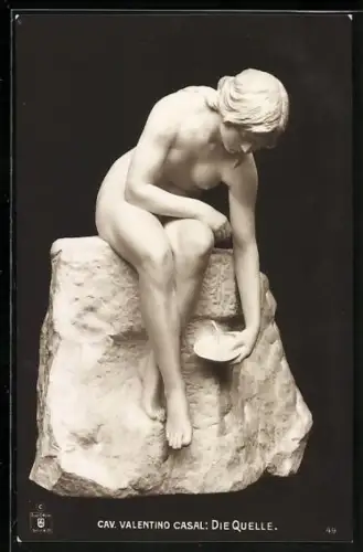 AK Die Quelle von Valentino Casel