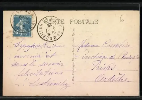 AK Toulon, Mourrillon, Un coin du Quai