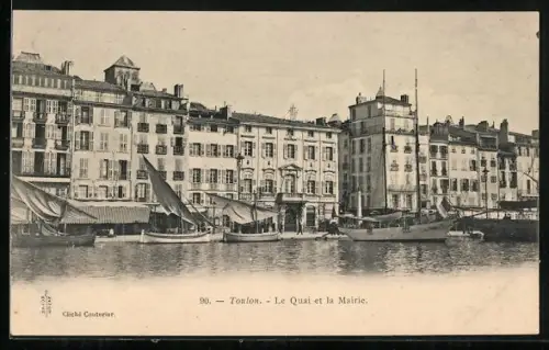 AK Toulon, Le Quai et la Mairie