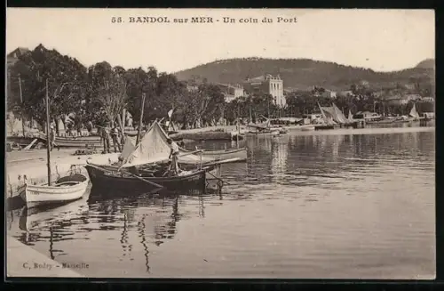 AK Bandol sur Mer, Un coin du Port