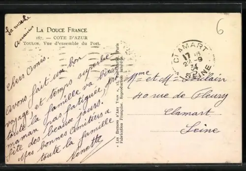 AK Toulon, Vue d`ensemble du Port