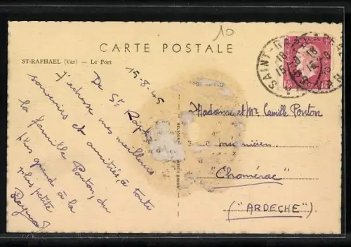 AK St-Raphael /Var, Le Port