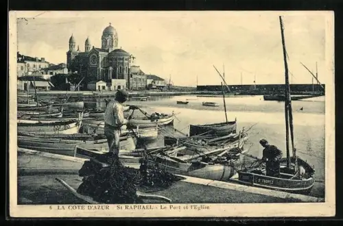 AK St. Raphael, Le Port et l`Eglise