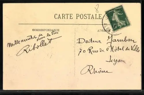 AK Antibes, le Port et le Fort Carré