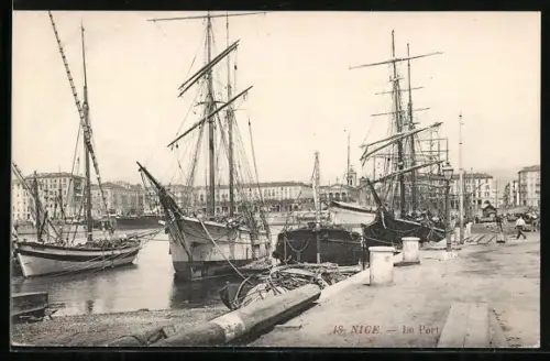 AK Nizza / Nice, Le Port - Hafen