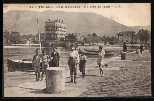 AK Toulon, Port Marchand, Un coin du Quai