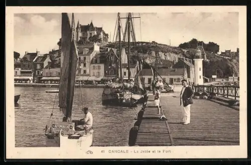 AK Cancale, La Jetée et le Port