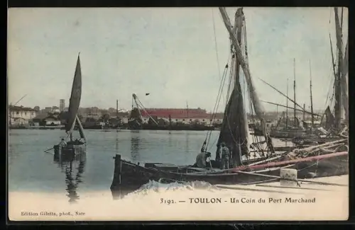 AK Toulon, Un Coin du Port Marchand