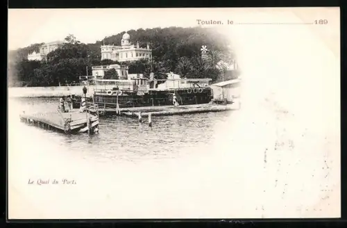 AK Toulon, Le Quai du Port