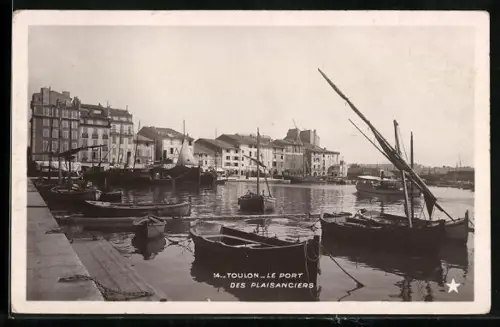 AK Toulon, Le Port Dejs Plaisanciers, Boote liegen im Hafen
