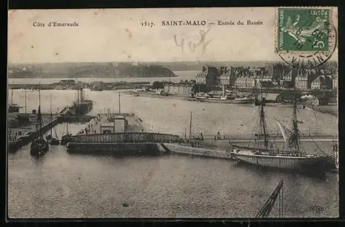 AK Saint-Malo, Entrée du Bassin