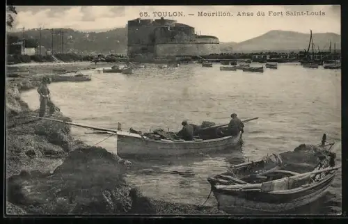AK Toulon-Mourillon, anse du fort Saint-Louis