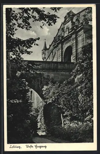 AK Coburg, Veste, Eingang