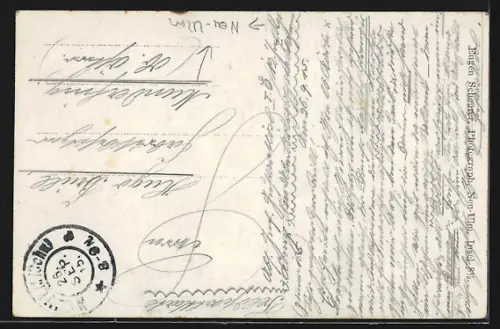 AK Neu-Ulm, Soldaten des 1. Ersatz-Bataillons des 12. Infaterie-Regiments im Jahr 1915