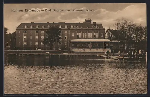 AK Bad Saarow am Scharmützelsee, Kurhaus Esplanade, Vorderansicht