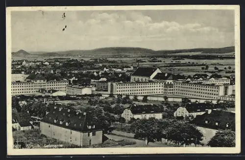 AK Wittlich, Blick auf das Gefängnis aus der Vogelschau