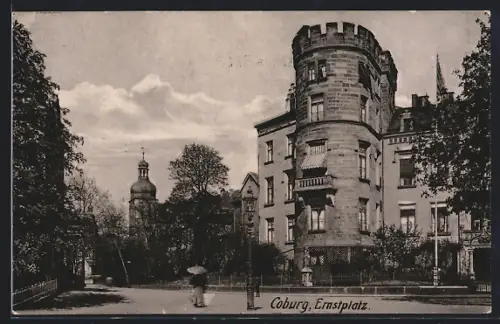 AK Coburg, Partie am Ernstplatz