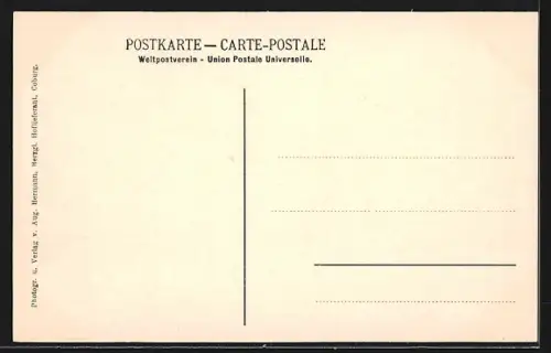 AK Coburg, Steingasse, Strassenpartie